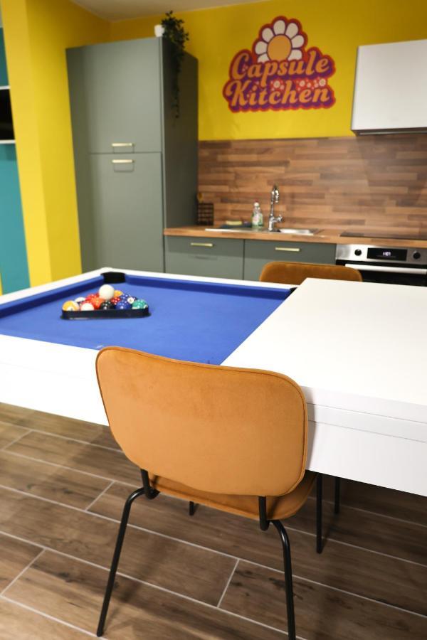 Capsule Groovy-Jacuzzi-Sauna-Billard-Netflix- Nintendo Switch & Jeux Mons Eksteriør bilde